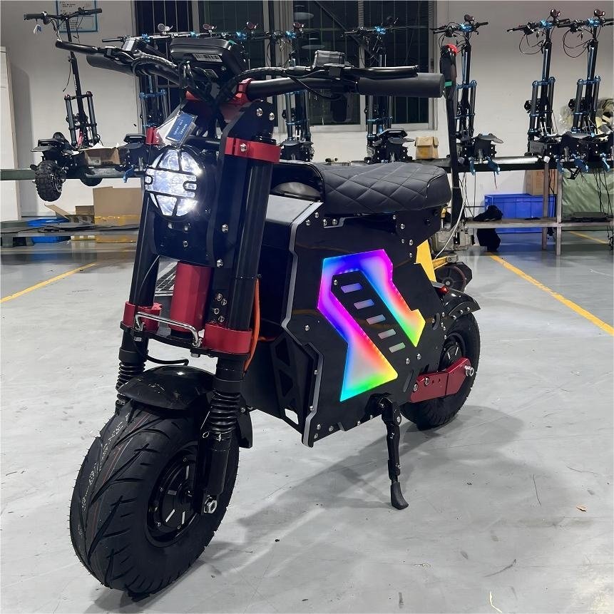 2024 New 72V10000W Two-wheeled Waterproof High-speed Nfc Off-road Electric Scooter with Removable Battery