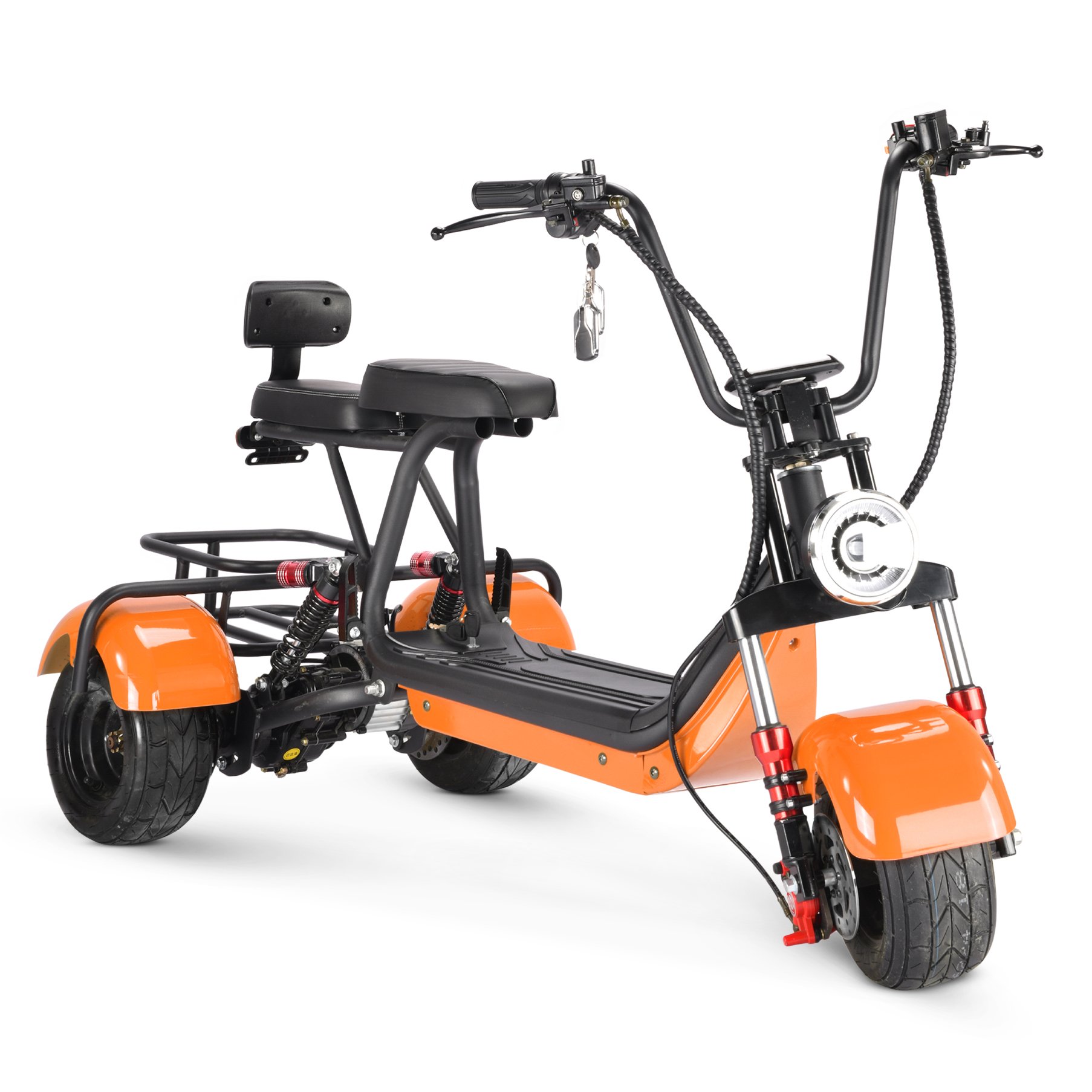 Three Wheels Fat Tire Trike Adult Tricycle Citycoco 3 Wheel Electric Scooter 800W Fat Bike Tire Electric Scooters
