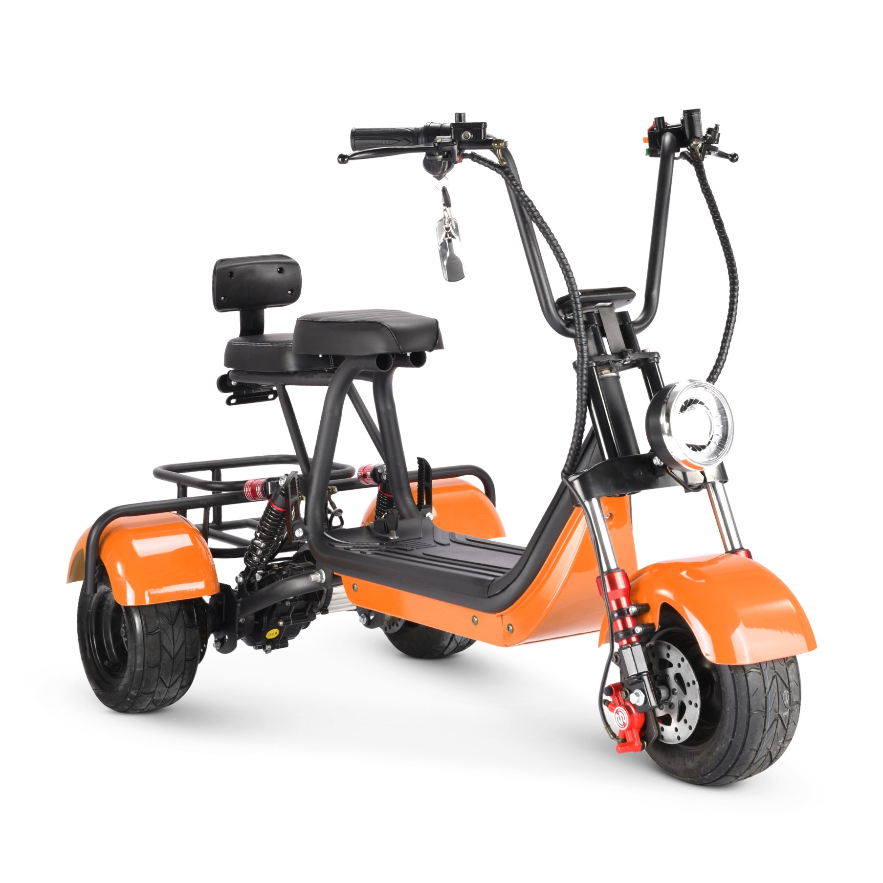 Three Wheels Fat Tire Trike Adult Tricycle Citycoco 3 Wheel Electric Scooter 800W Fat Bike Tire Electric Scooters