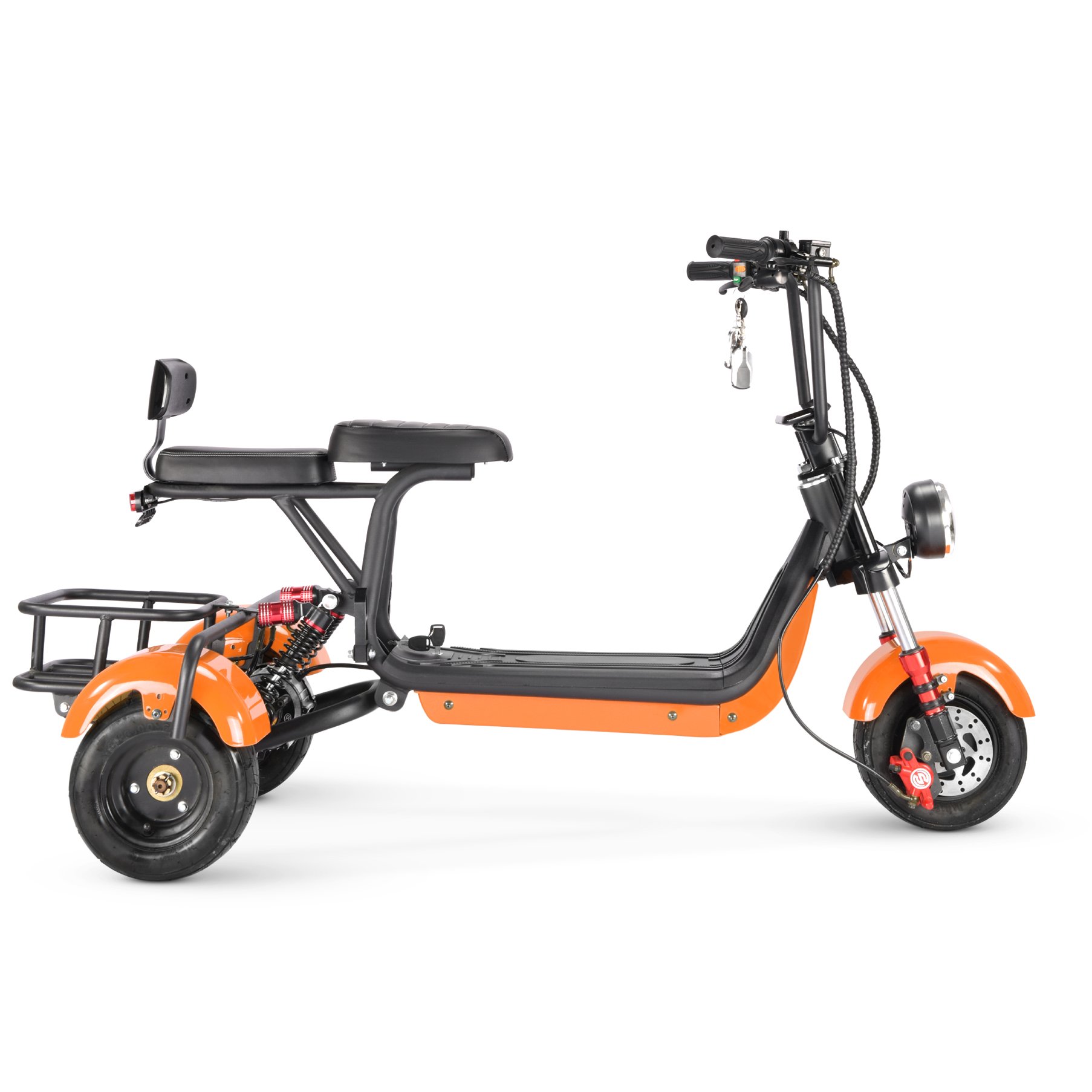 Three Wheels Fat Tire Trike Adult Tricycle Citycoco 3 Wheel Electric Scooter 800W Fat Bike Tire Electric Scooters