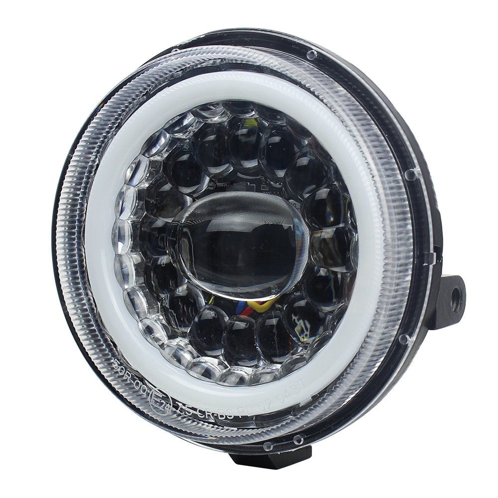 Atubeix ECE Approval 4.7 Inch LED Scooter Headlight Kit For Vespa EEC 2000W Lithium Electric Motorcycle Scooter For Adults