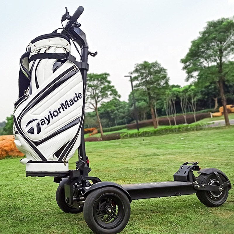 us/eu warehouse golf electric scooter remote golf buggy three wheel golf scooter