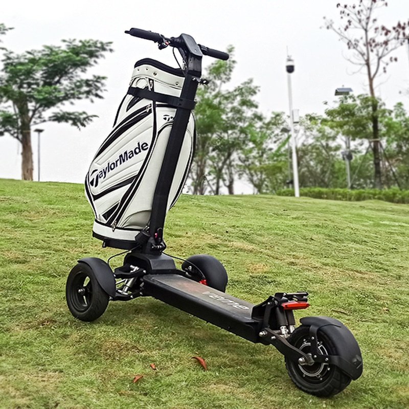 us/eu warehouse golf electric scooter remote golf buggy three wheel golf scooter