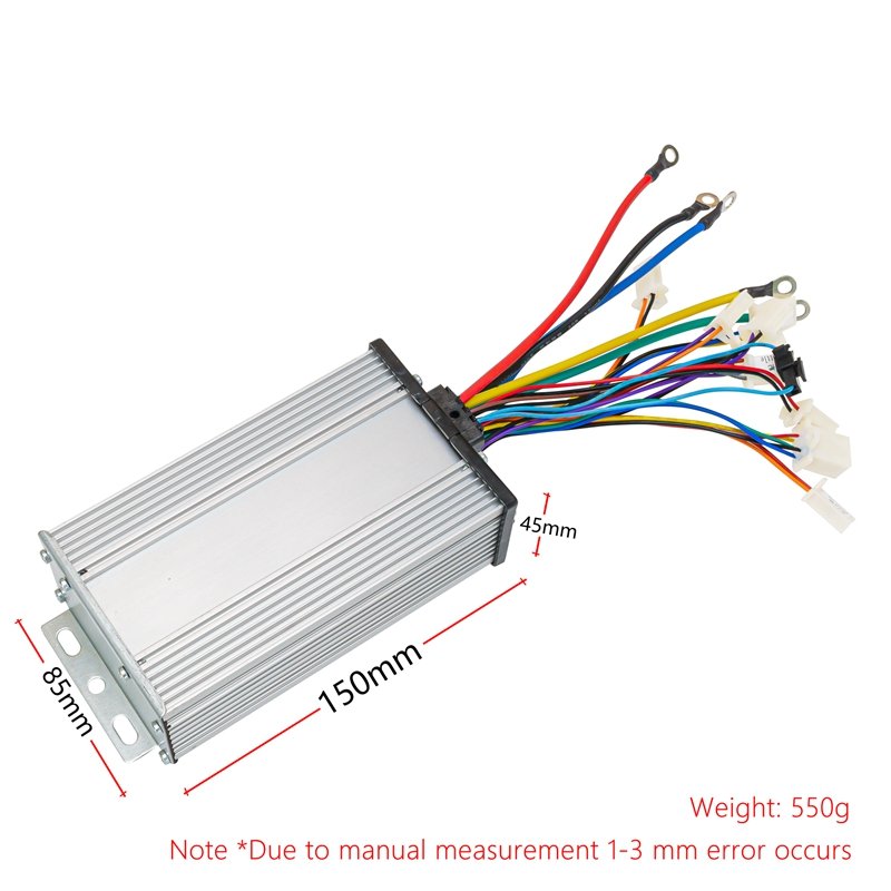 Kunray 36V 48V 1000W 30A Brushless Controller for Electric Skateboard Scooter and Ebike with 3000W Tolerance