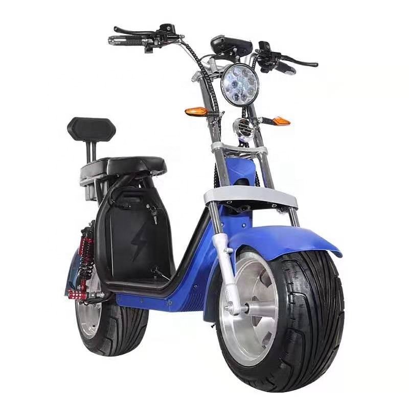 Electric Motorcycle Scooter with EEC Fashion Mobility Top Speed 3000W Wide Wheel Powerful Adult Unisex 60V Monopattino Electric