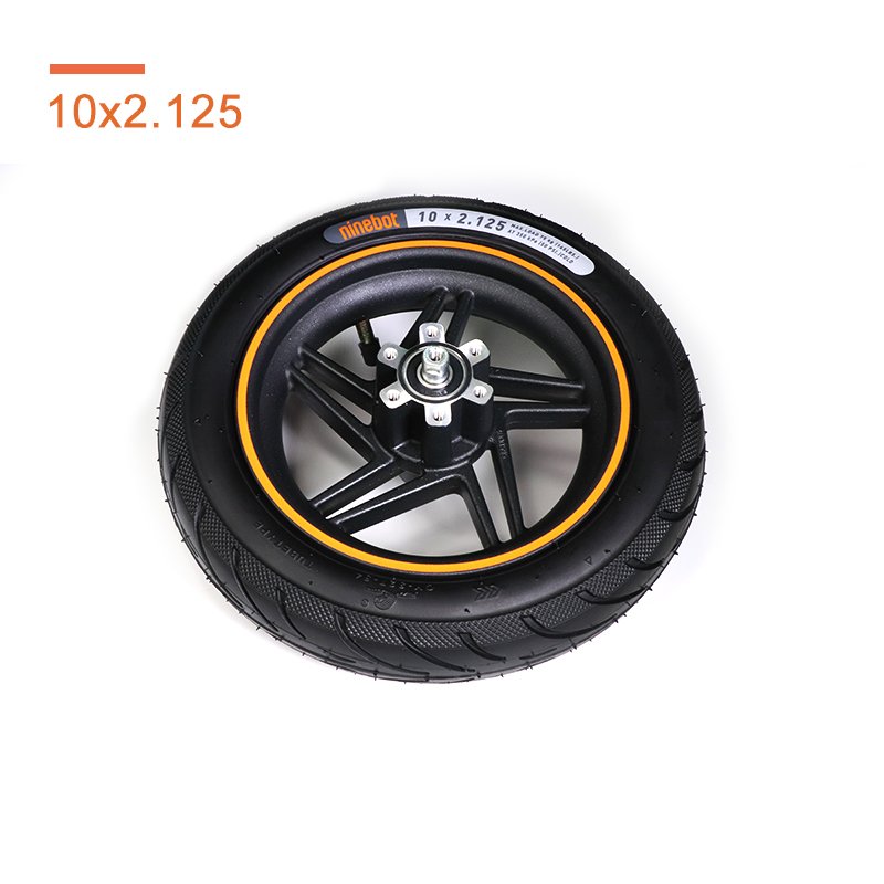 New Image Original Ninebot f20 f25 f30 f40 Motor Outer Tire Rear Wheel Replacements Tyre Tube 10 Inch Electric Scooter Hub Motor