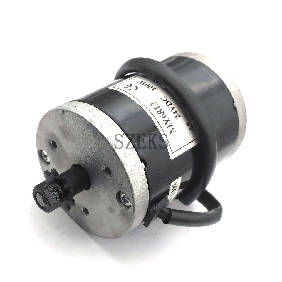 MY6812 Dc 100w 24v / High Speed Motor , Scooter Small Electric Brush Motor