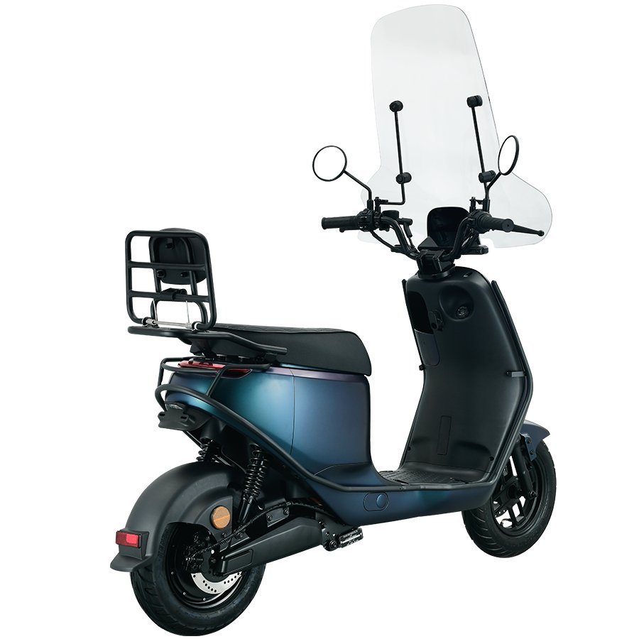 EEC Electric Motorcycle Parts Accessories Scooter Windshield Windscreen and Motorcycle Rack