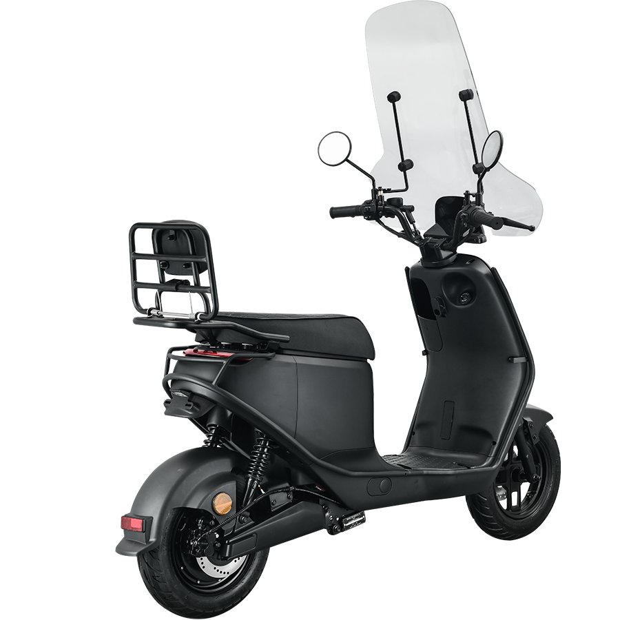 EEC Electric Motorcycle Parts Accessories Scooter Windshield Windscreen and Motorcycle Rack