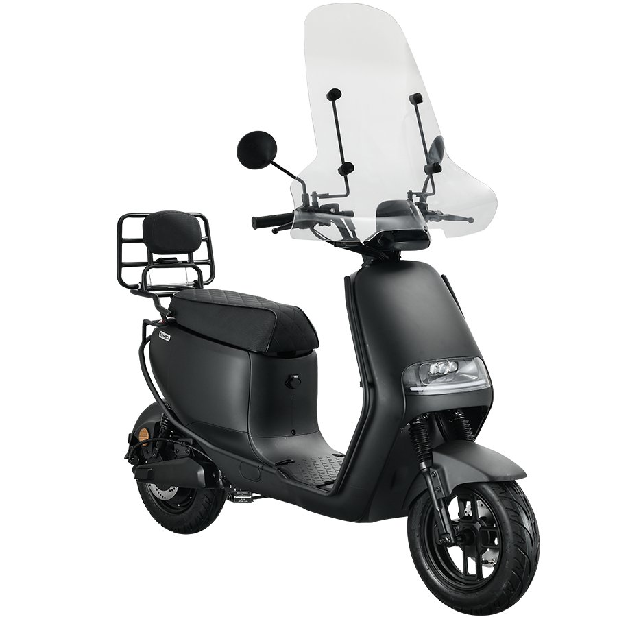 EEC Electric Motorcycle Parts Accessories Scooter Windshield Windscreen and Motorcycle Rack
