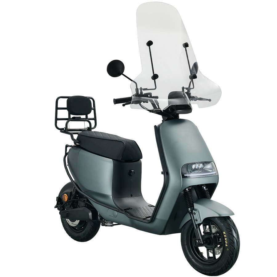 EEC Electric Motorcycle Parts Accessories Scooter Windshield Windscreen and Motorcycle Rack