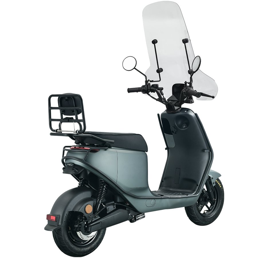 EEC Electric Motorcycle Parts Accessories Scooter Windshield Windscreen and Motorcycle Rack