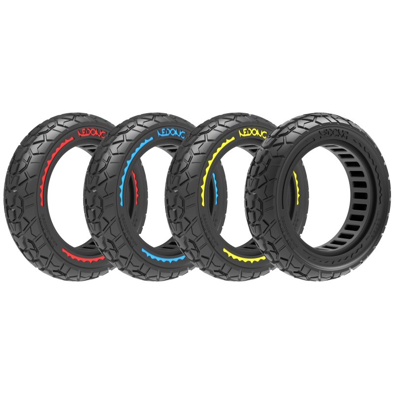 Nedong scooter parts honeycomb tires antipuncture off road style 9.5x2.5 airless tires for NIU KQi3 sport/pro/max e-scooter
