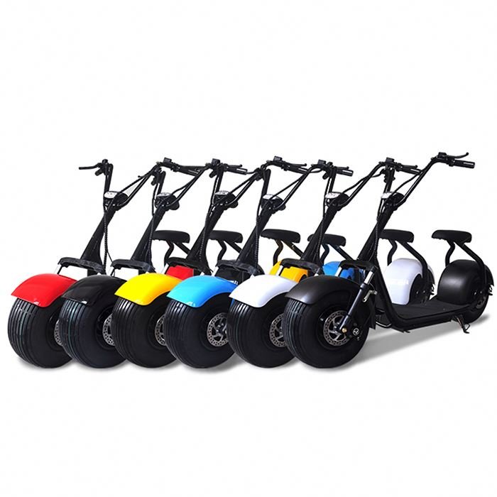EEC Citycoco Fat Tire Motor Electric Scooter Chinese 2 Wheel 1500W Ce Customized 60V Monopattino Electric Motorcycle
