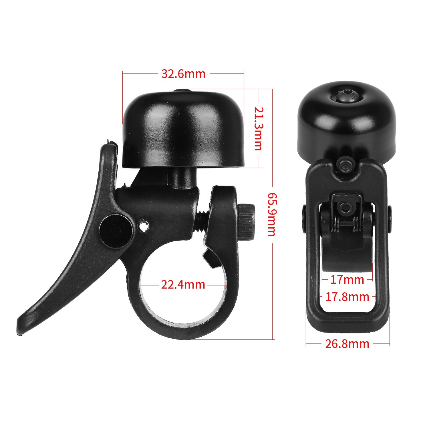 EU Warehouse Electric Scooter Accessories Bell With Folding Hook For Xiaomi M365 Scooter Spare Parts Accessories