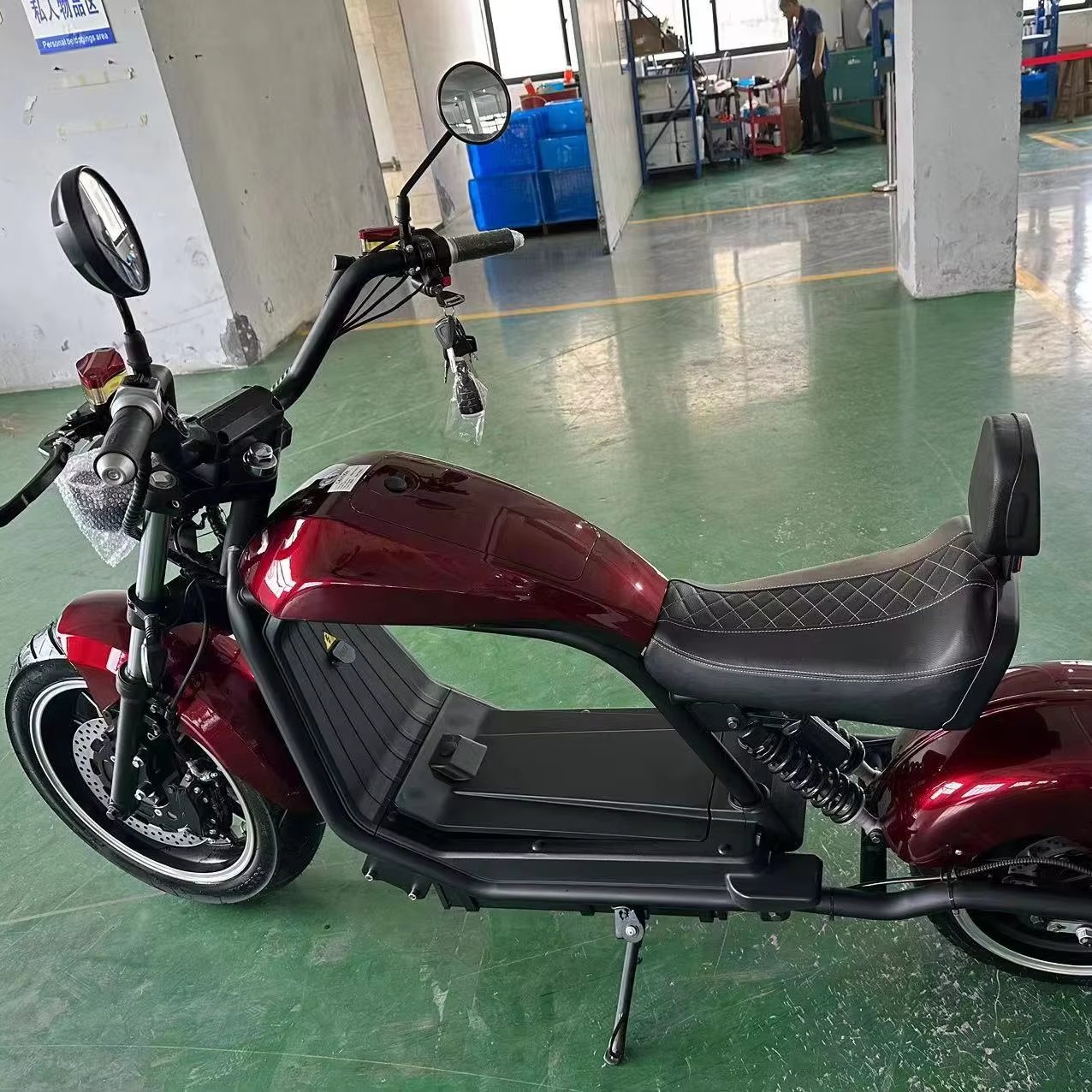 2 Wheel Electric Chopper Luqi Hl6.0 Eu Warehouse Offroad Tire Electric Scooter/E-Scooter/Escooter Electric Citycoco For Adult