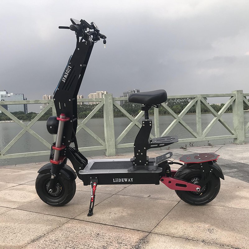 big wheel electric scooter 4000W*2 Double motor 11Inch Dual Disc Brake adult off-road electric scooter two wheel
