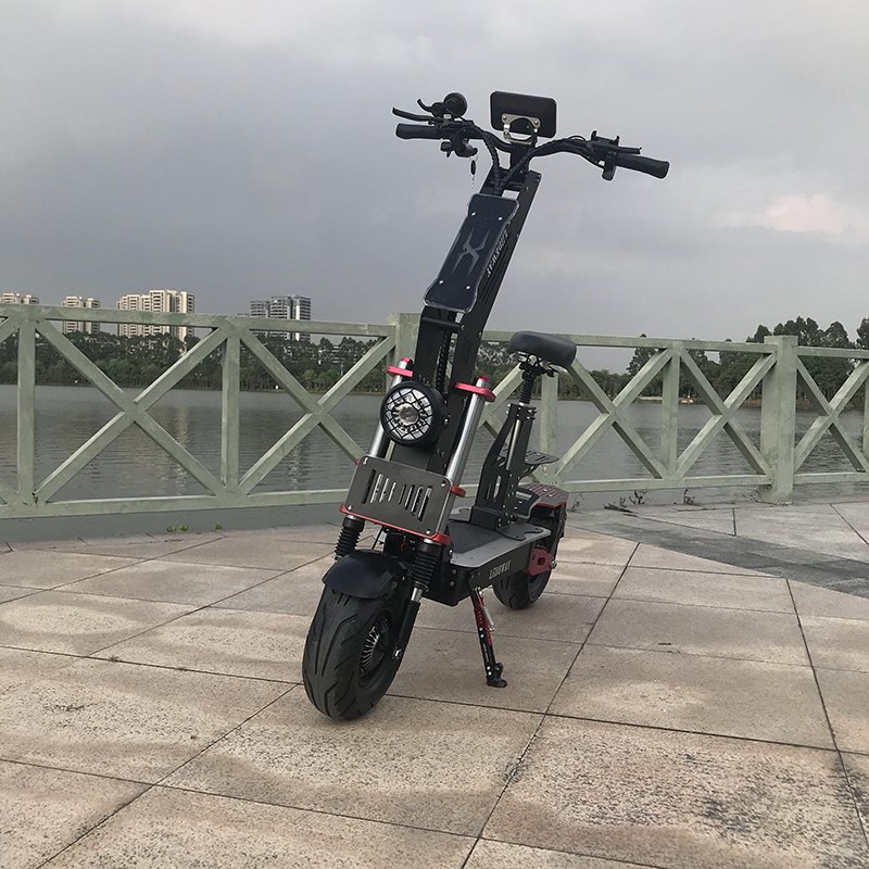 big wheel electric scooter 4000W*2 Double motor 11Inch Dual Disc Brake adult off-road electric scooter two wheel