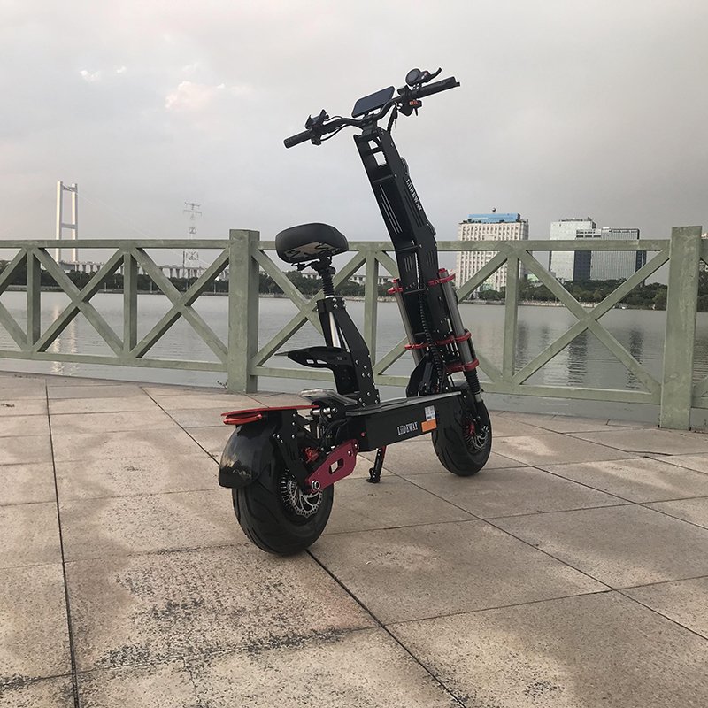 big wheel electric scooter 4000W*2 Double motor 11Inch Dual Disc Brake adult off-road electric scooter two wheel