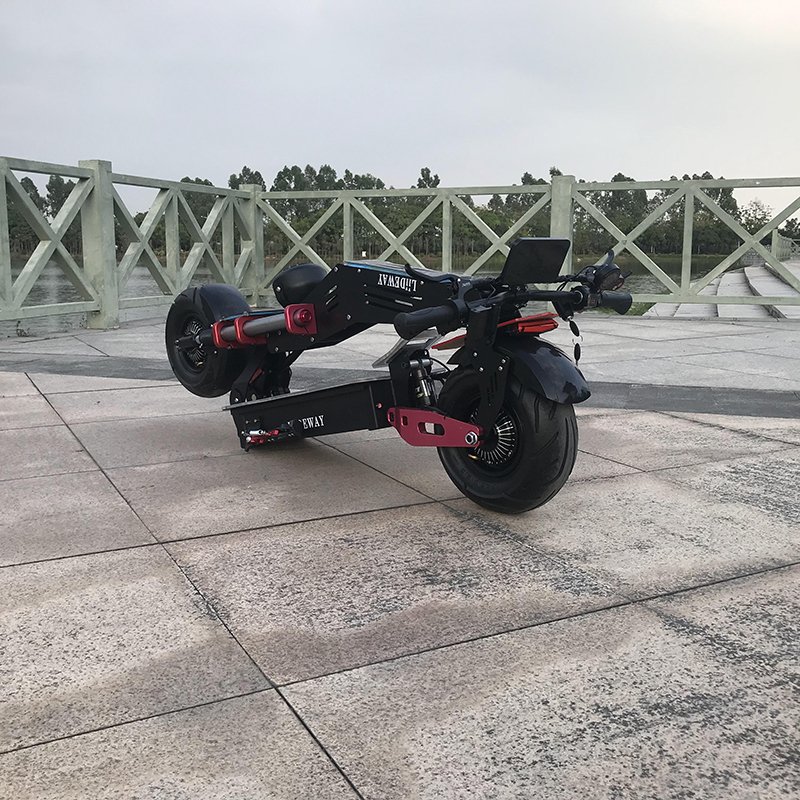 big wheel electric scooter 4000W*2 Double motor 11Inch Dual Disc Brake adult off-road electric scooter two wheel