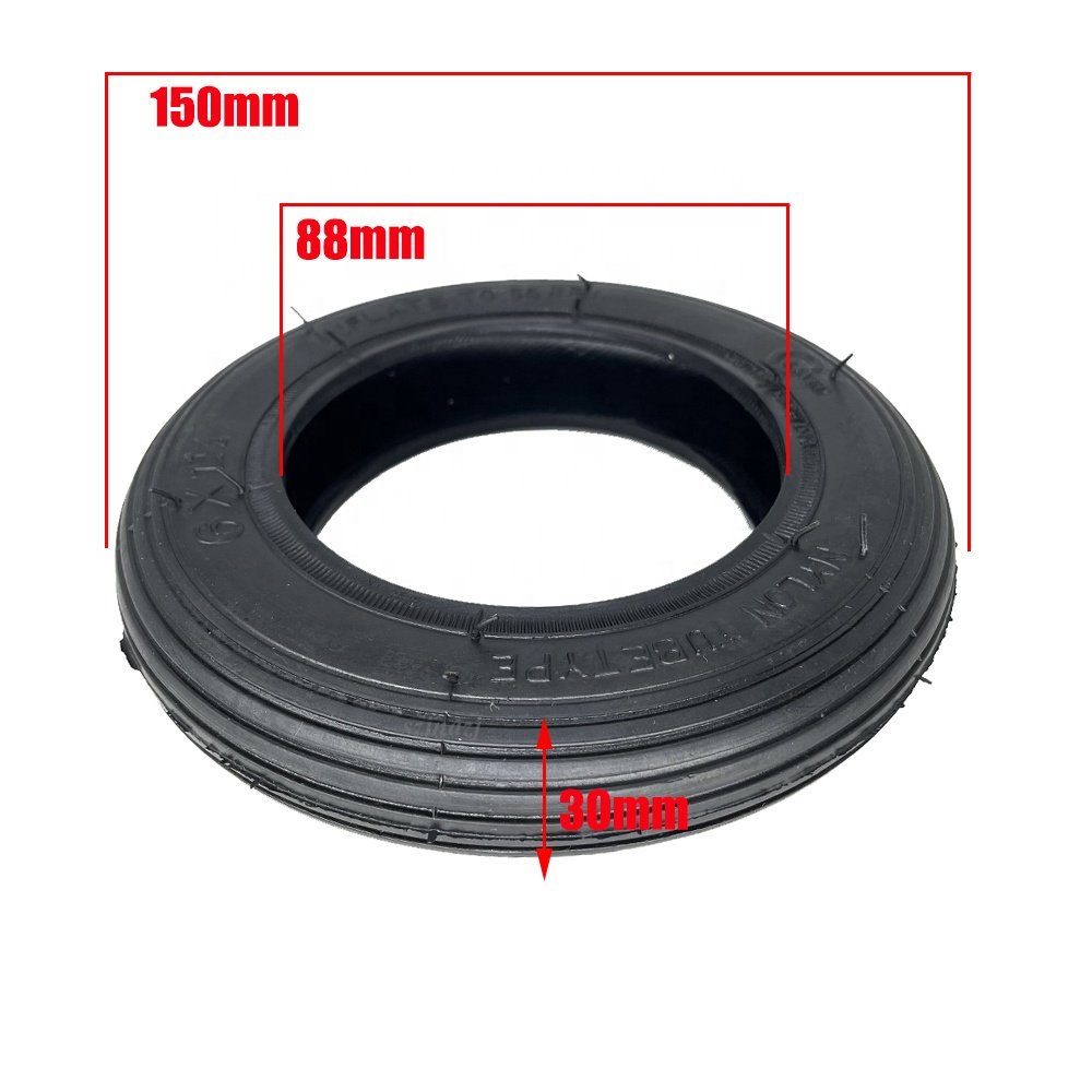 6 Inch 6x1 1/4 Tire Inner Outer Tube for Wheelchair /Mini Electric Scooter Tyre Accessories