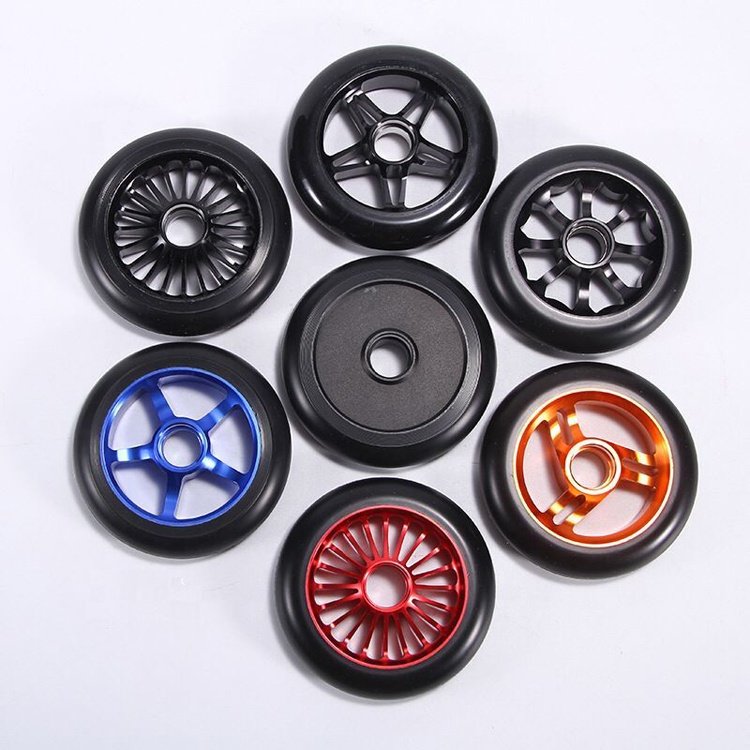 Scooter Replacement wheels100mm 110mm Push/Kick/Pro Stunt Scooter Wheels with Bearings