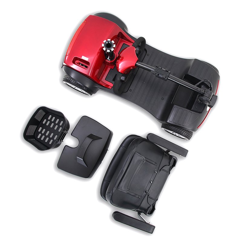 300 W All Terrain 4-wheel electric scooter electromagnetic brake Disabled Adult Electric Mobility Scooters for Sale