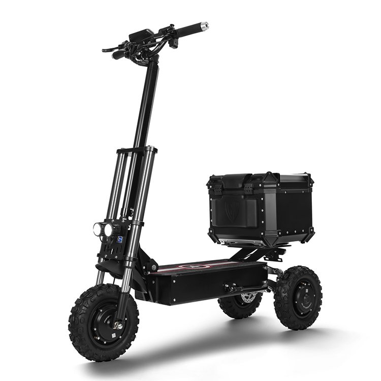 Adult electric scooter with seat and 60v 5400w 95km/h with dual drive great performance foldable electric scooter