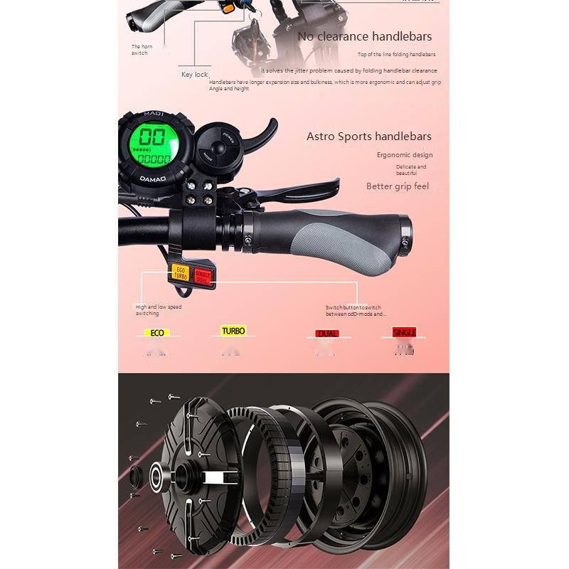 Top FLJ 14inch Powerful 60V 72V 8000W dual motor 2wheels fat tire electric scooter foldable e scooter adults inventory enough