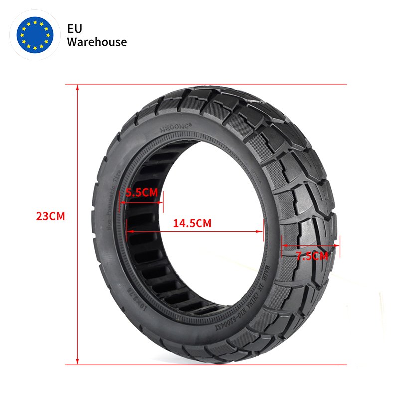 EU Warehouse 10 Inch Off Road Solid Tyre 10*2.75 Honeycomb Tire Wear Resistant Electric Scooter Balance Bike Accessories Parts