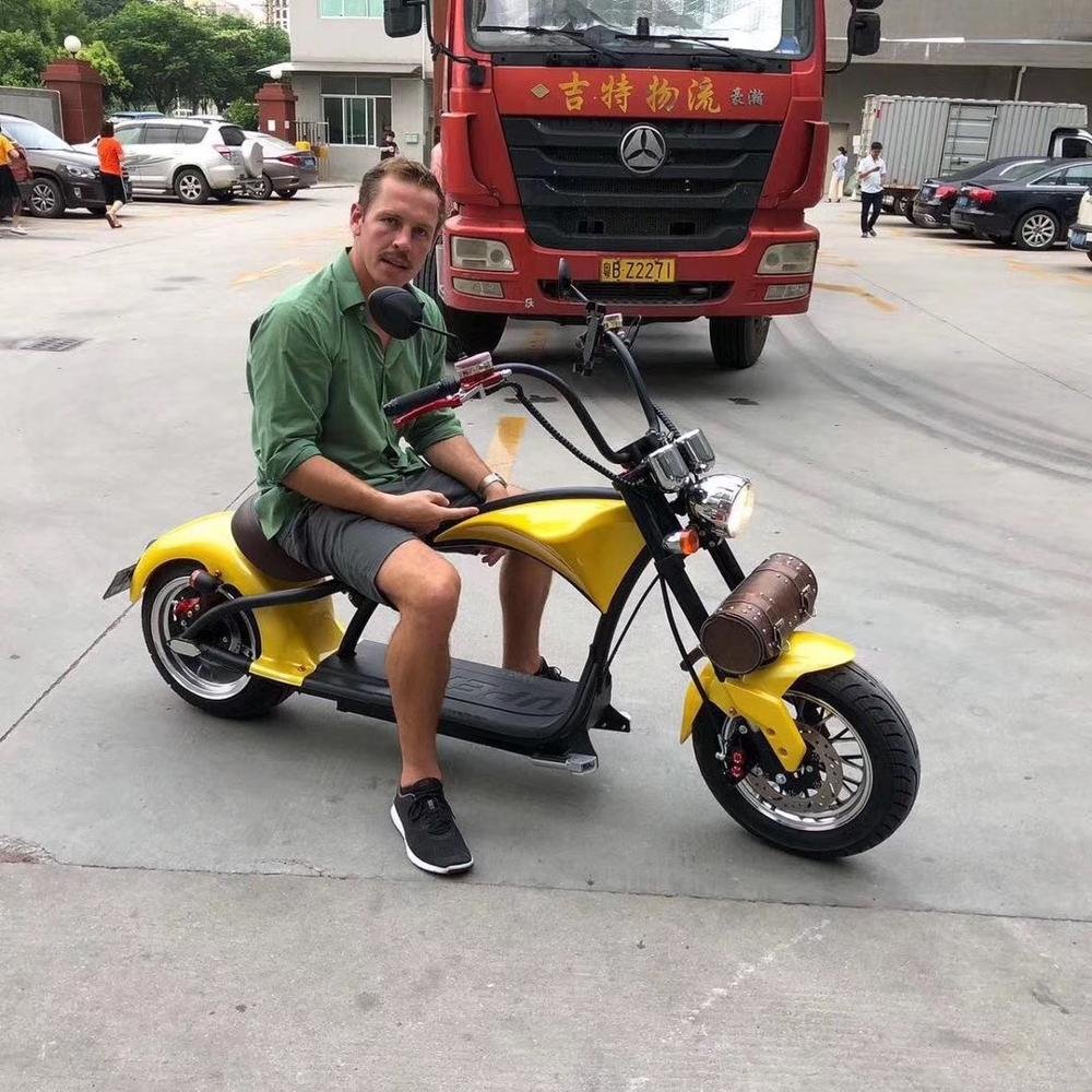 60V Lithium Battery 1000W/2000W Fat Tyre Citycoco Adult Electric Motor Scooter Ce Customized Inokim Ox Controller Asi YIDE 200kg