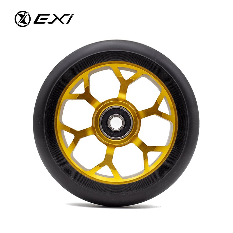 New Designed 120mm/110mm PU Alloy Wheels for Kids' Self-Balancing Electric Scooters Stunt/Kick Scooter Parts