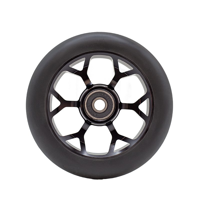 New Designed 120mm/110mm PU Alloy Wheels for Kids' Self-Balancing Electric Scooters Stunt/Kick Scooter Parts