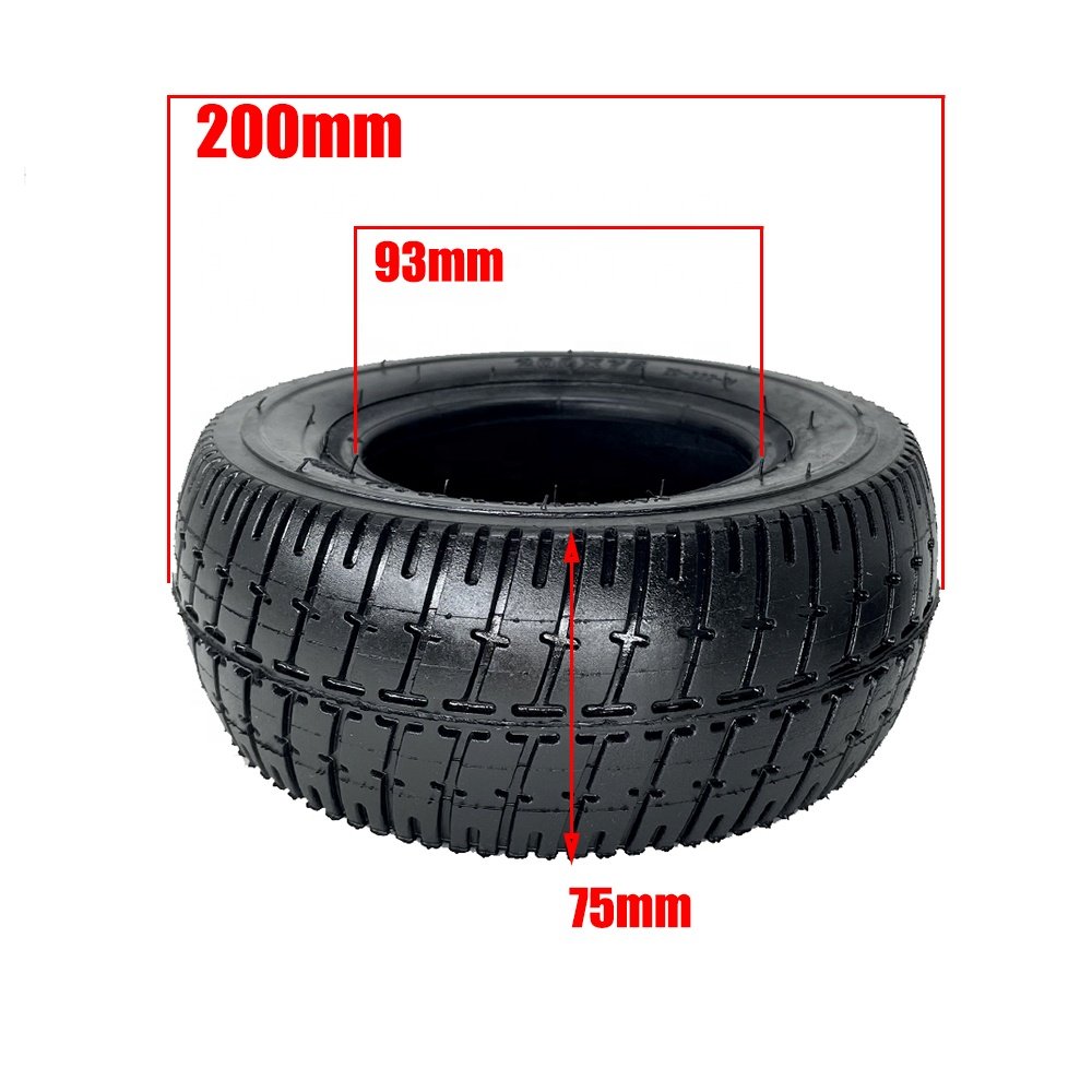 200x75 Tire Inner Tube Outer Tyre for Mini Electric Scooter 8 inch Pneumatic Wheel Upgrade Widened Tyre