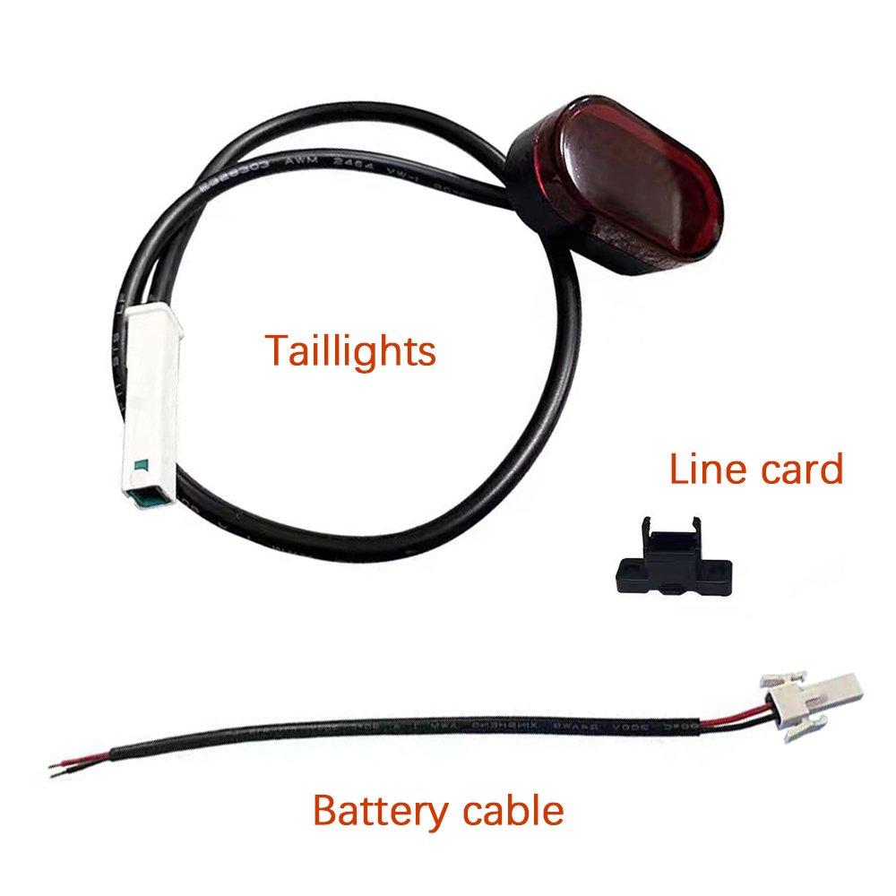Hot Selling Warning Light Rear Tail Lamp+ Buckle + extension cable For Xiaomi M365 Mijia ELectric Scooter Parts Accessories