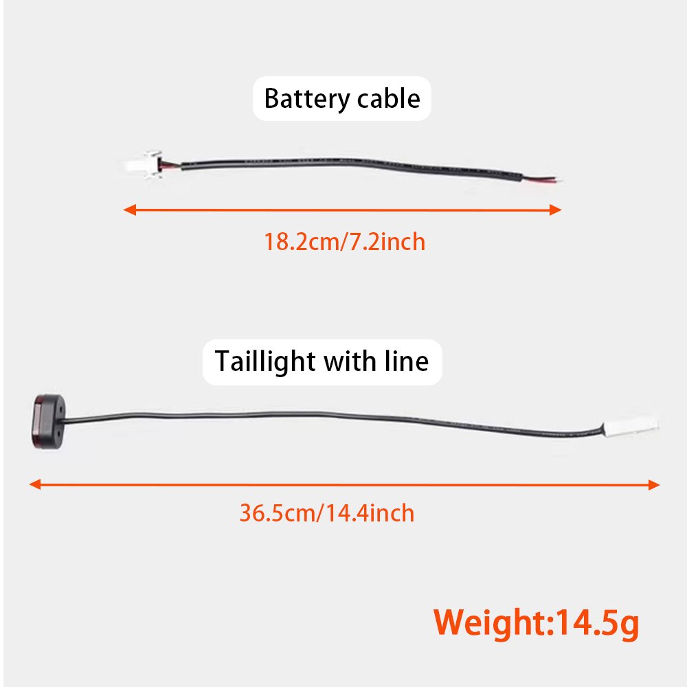 Hot Selling Warning Light Rear Tail Lamp+ Buckle + extension cable For Xiaomi M365 Mijia ELectric Scooter Parts Accessories