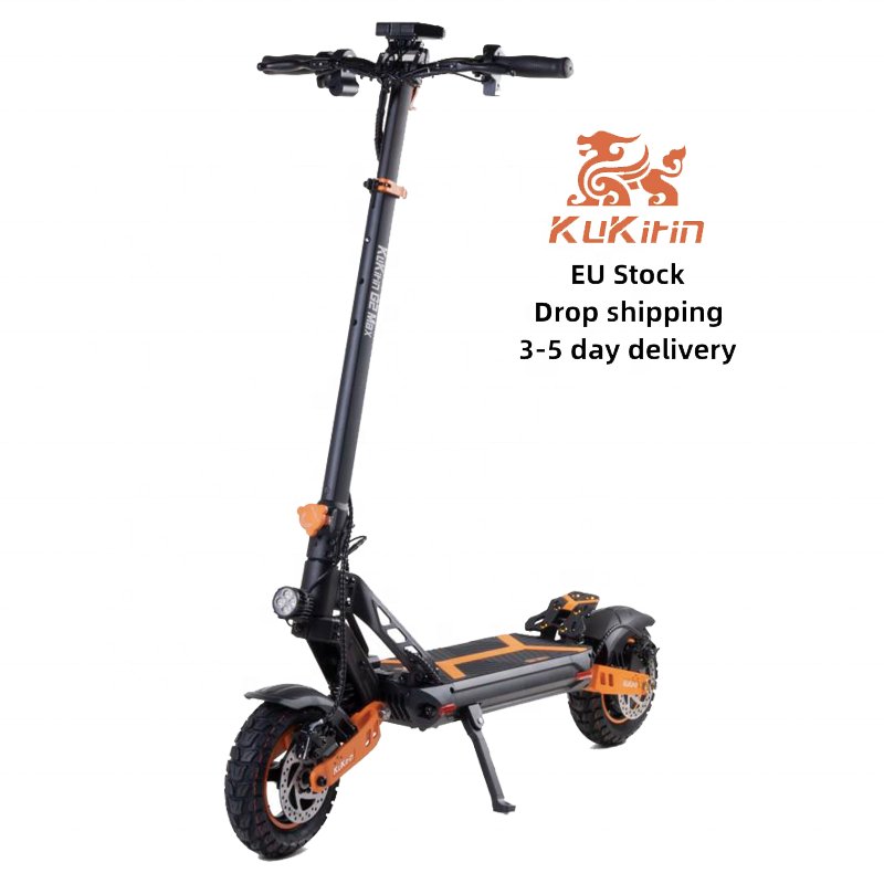 EU Fast delivery waterproof high speed two wheel 1000w powerful motor 80km long range kukirin g2max electric scooter para adulto