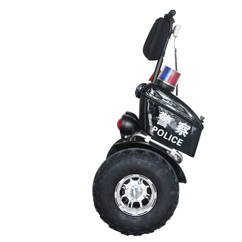 2024 New fashion patrol use 19 inch fat tire two wheel balance electric scooter with GPS tracking