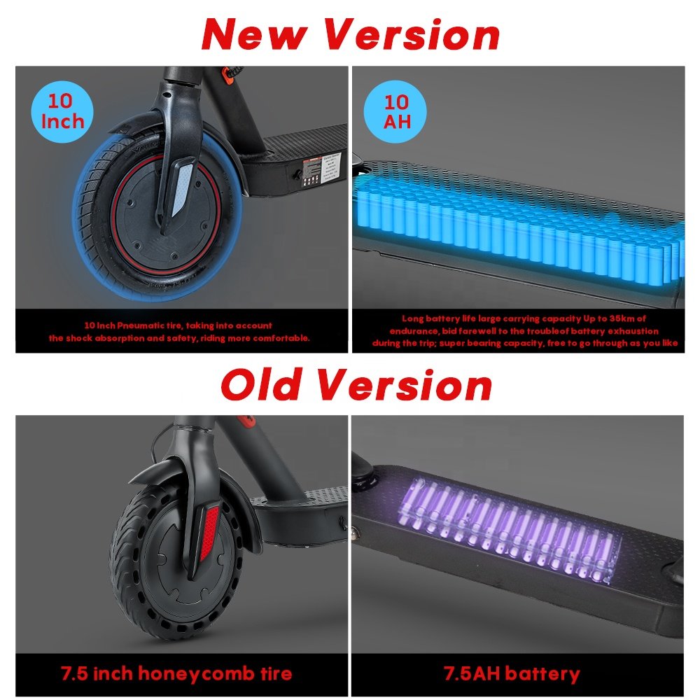 iScooter i9 Electric Scooter 25km/h Adult EScooter 8.5Inch 350W 7.5Ah Adult Foldable Electric Skateboards Scooter Powerful
