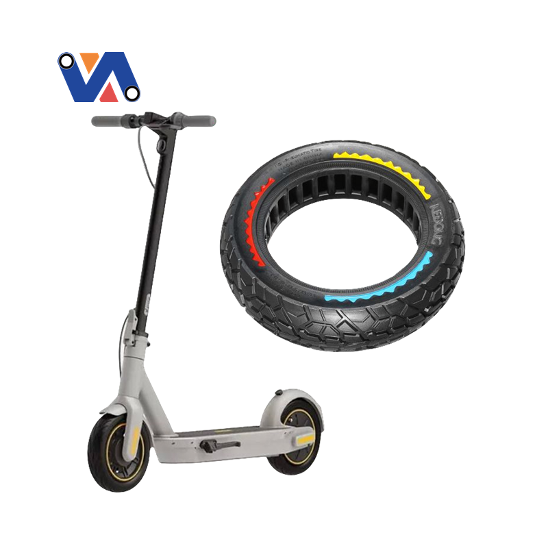 10 Inch 10x2.50 colorful Honeycomb Solid off-road Tire Thick Wear Resistant Tire For Nine bot max G30/ G30D/G30P series scooter