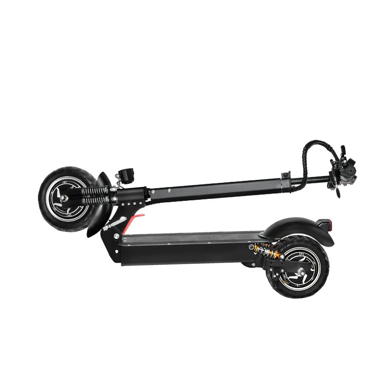 Adult Electro Scooter With Seat 1600w Foldable Electric Two-Wheel 10 Inch Scooters
