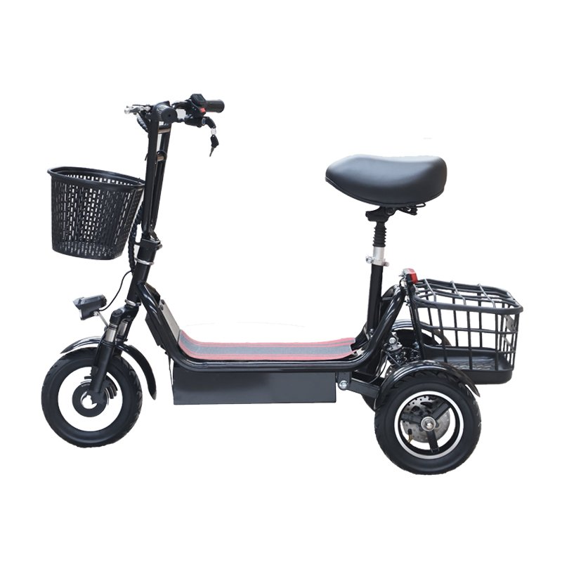 BINGLAN old people outdoor tricycle three wheel electric scooter with seat