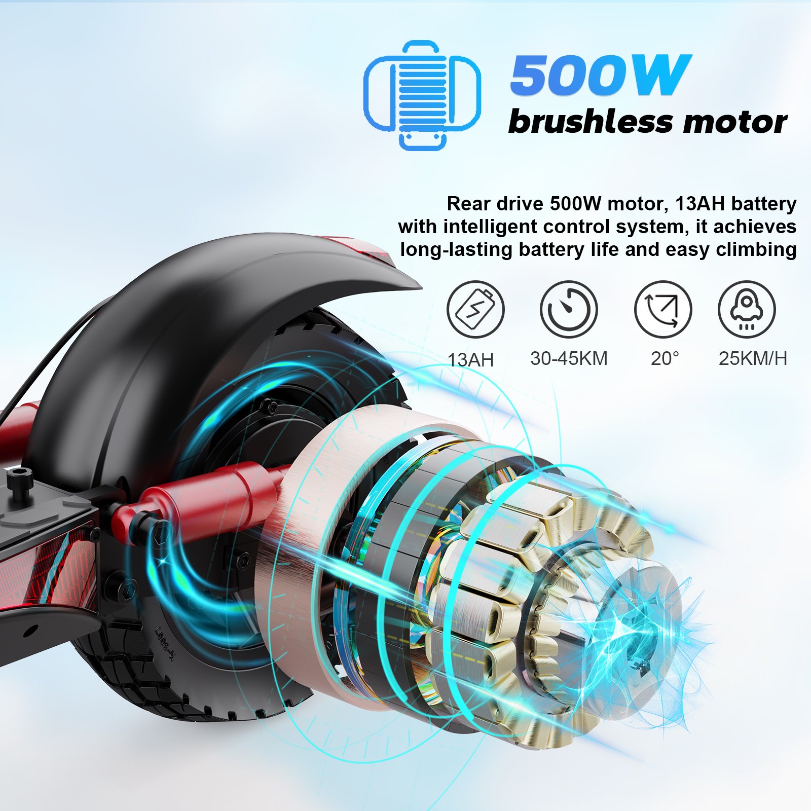 EU UK Stock HITWAY Off Road 10inches Fat Tire Electric Scooter 48V 13Ah 800W Hot Selling Electric Scooters
