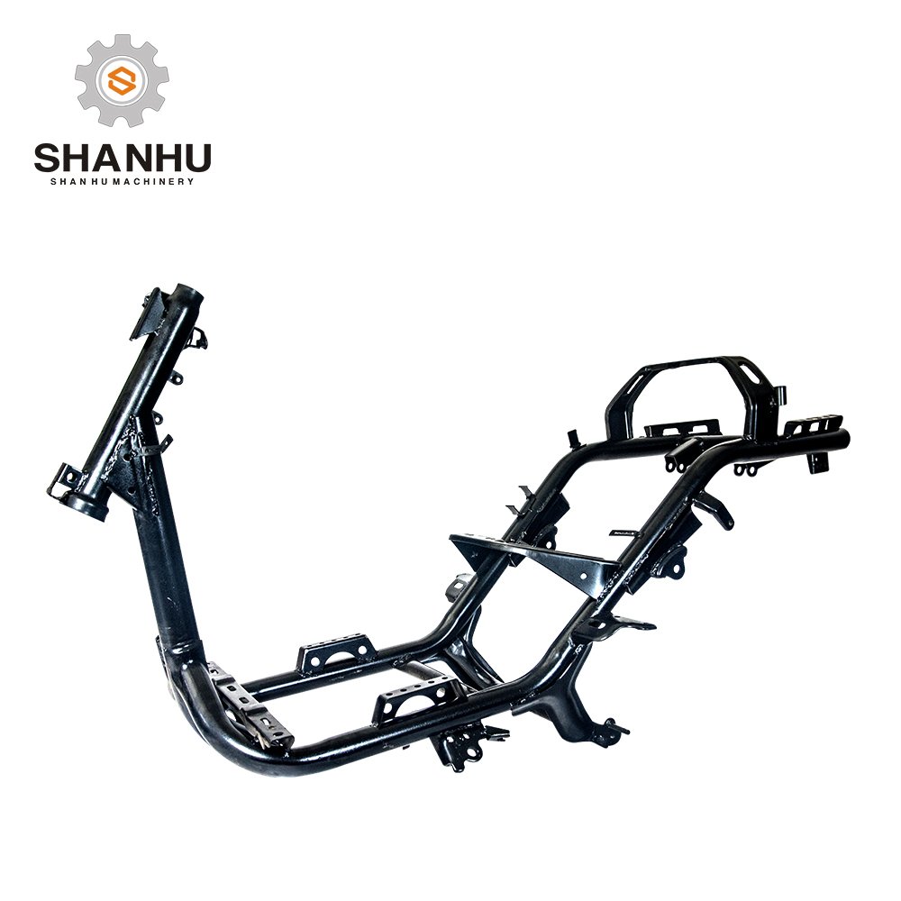 Wholesale custom OEM one piece frame SKD CKD structure electric motorcycle scooter moped frame body parts china