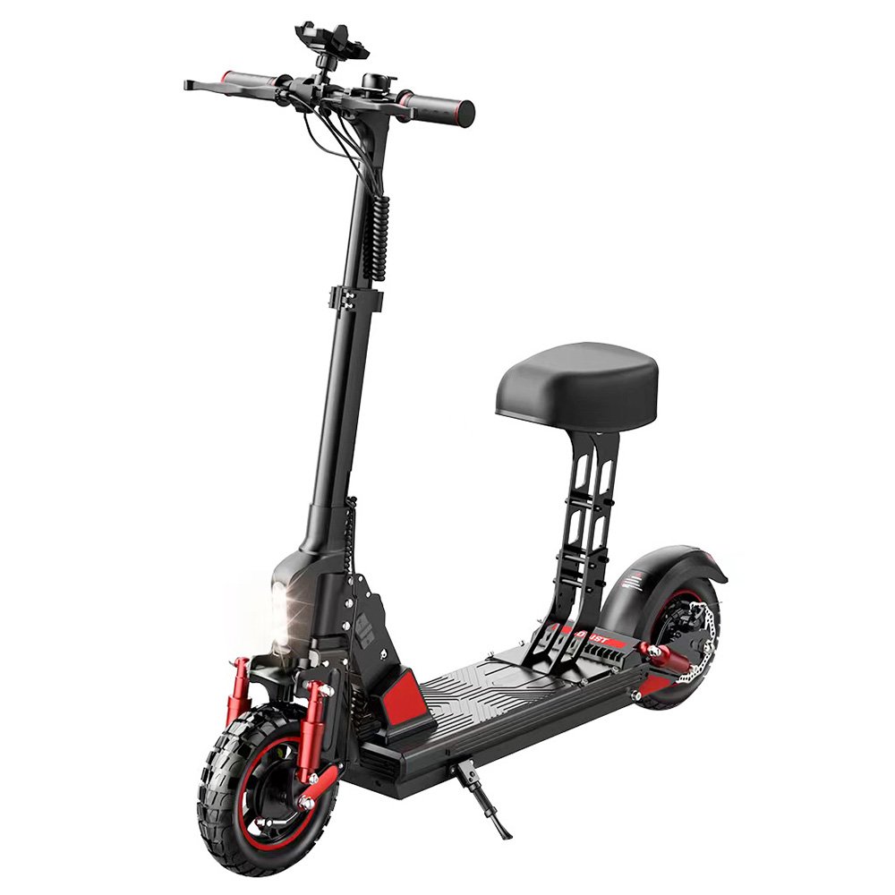BOGIST C1 Pro Folding Electric Scooter, 10-inch Tire, 500W Motor, 48V 15Ah Battery, 45km/h Max Speed, 45km Range, Removable Seat
