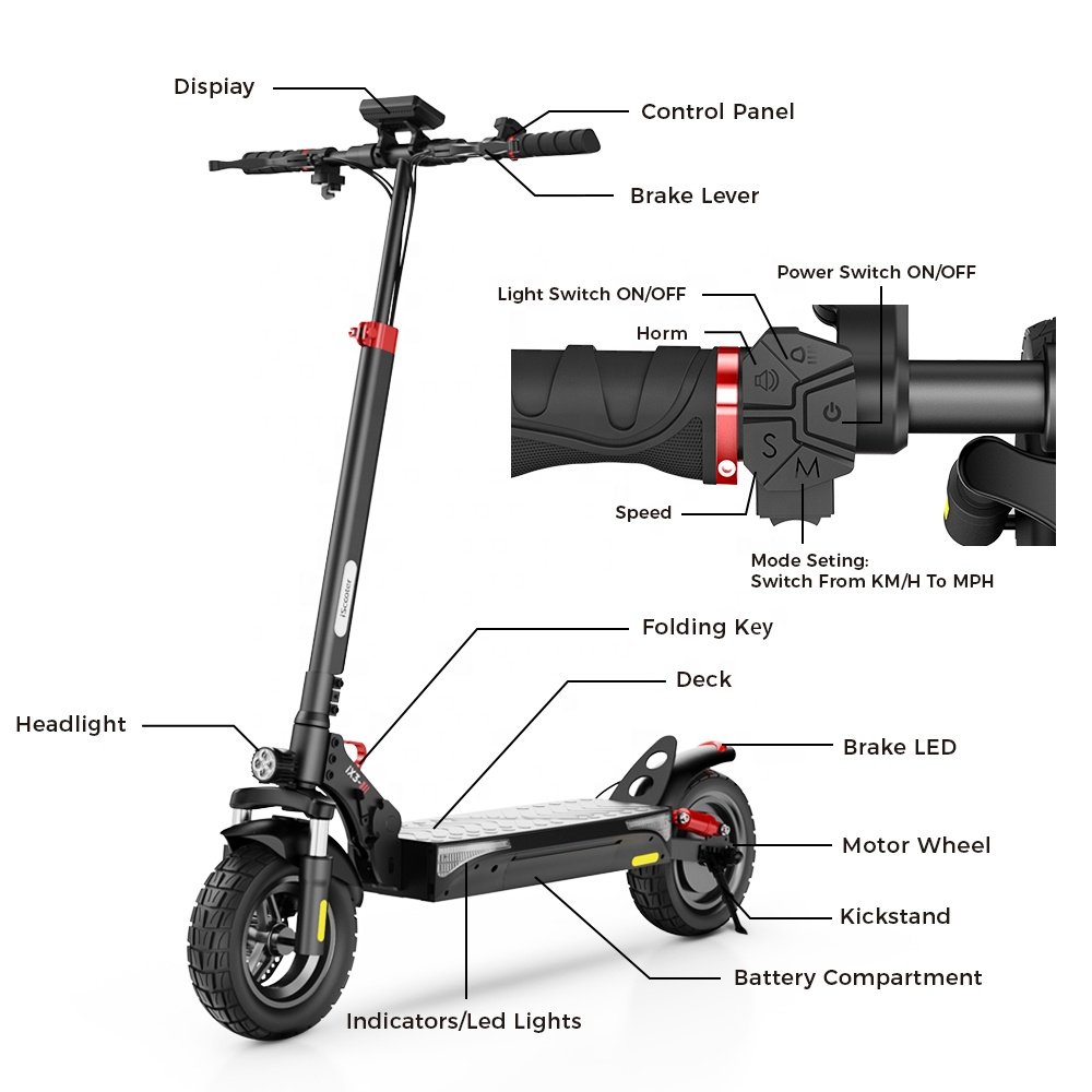 Electric Scooter iX3 App control Long Range Electricity Scooter