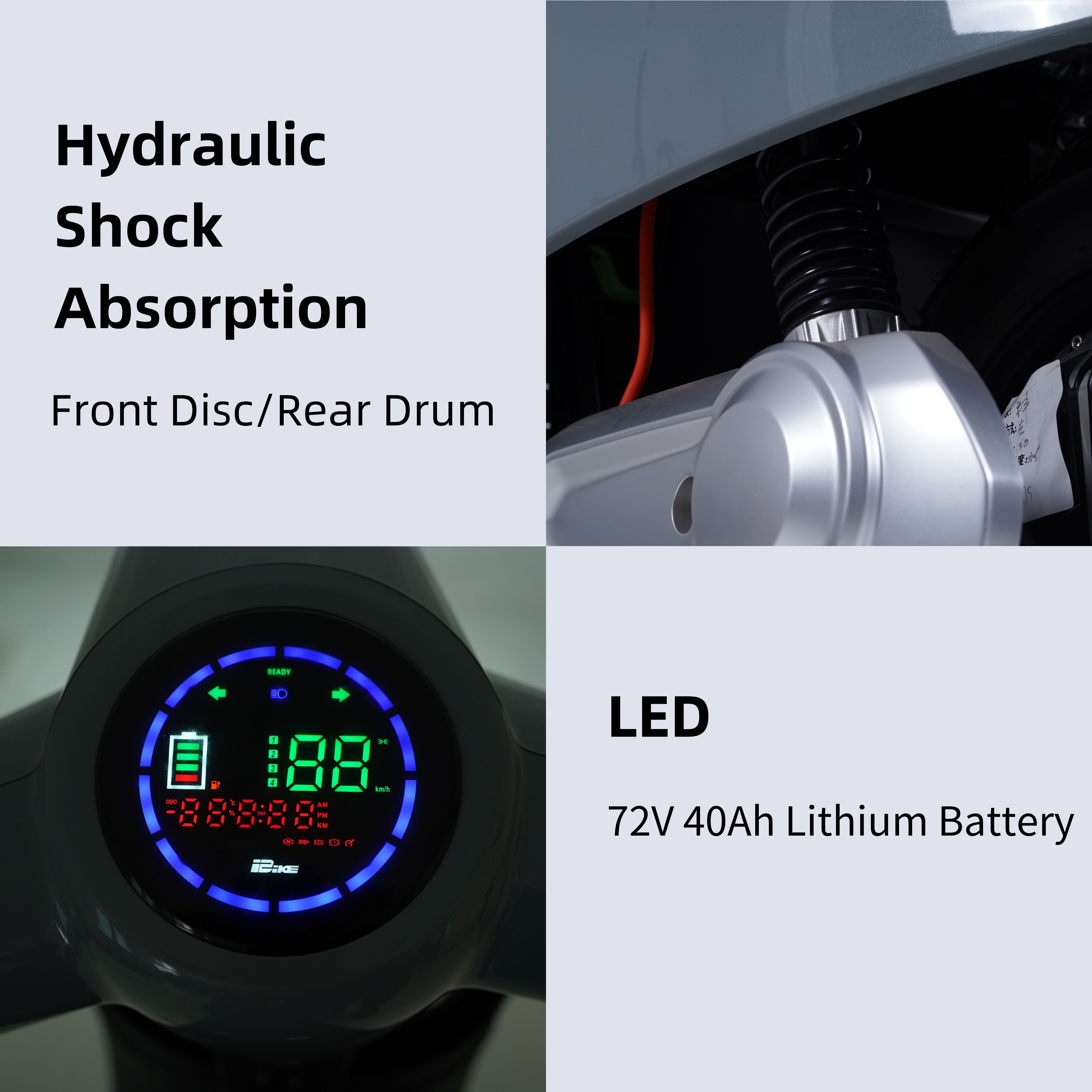 2023 New 1500W motor CKD all parts manufacturer high-quality electric scooter electric bicycle for adults