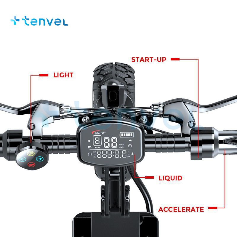 TENVEL 48V folding E scooter with NFC APP control Electric 10 inch Wheel Max Load 150kg Electric Scooter Aluminum alloy frame