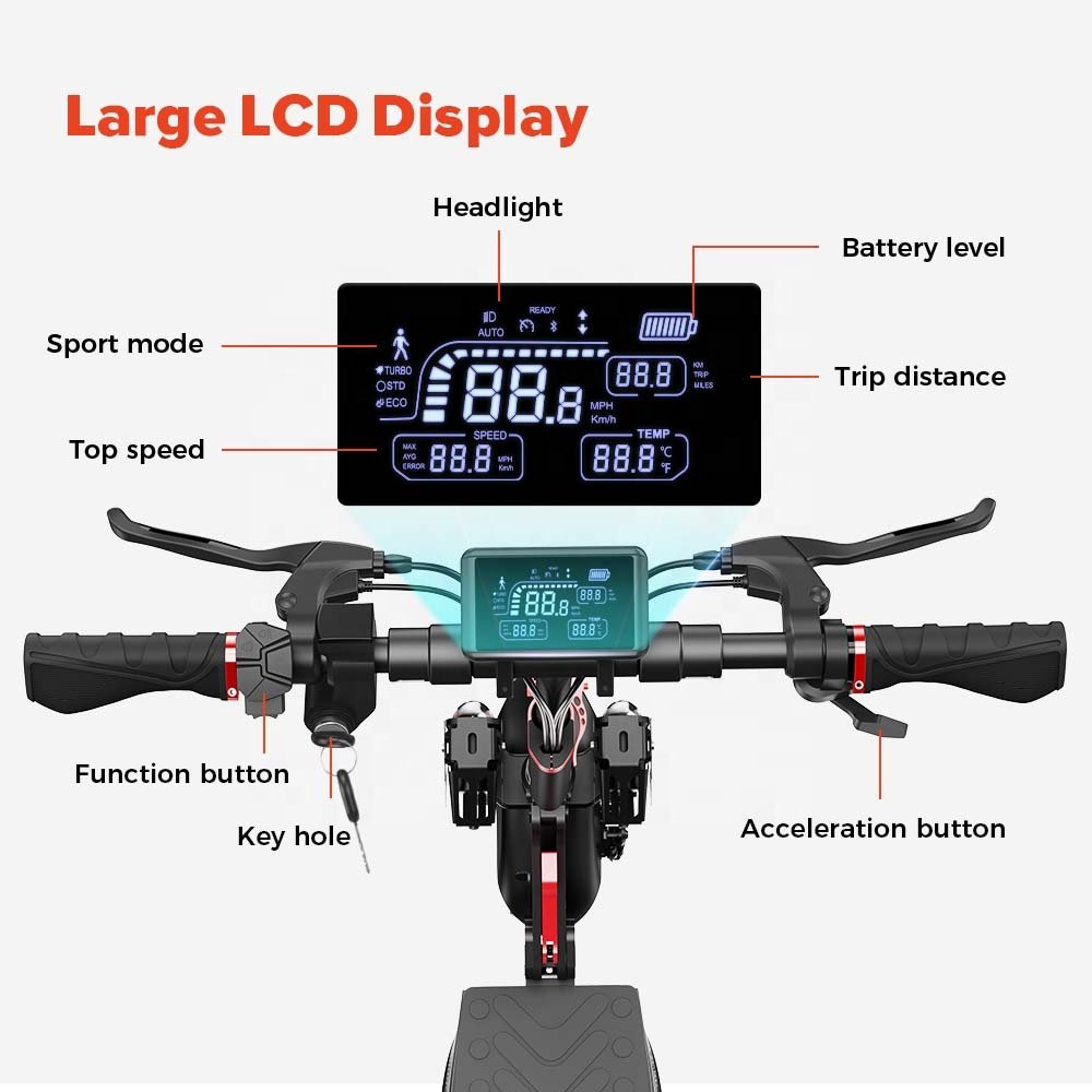 New EU/UK stock T4 iX4 10 inch electric bicycle electric bike 15ah Off-road E-scooter Electric Scooters
