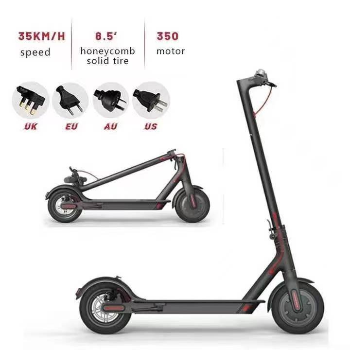 D01 Cheap Electric Scooter Adult 36V Battery Aluminum Alloy Folding Two-wheeled Scooter 350W Power Citycoco E Scooter